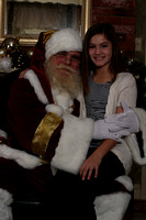 Hannah and Haley meet Santa--against their will